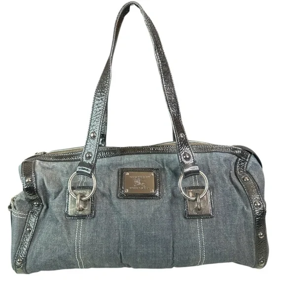 Burberry Bags Burberry Denim Boston Tote Or Shoulder Bag - Main Image